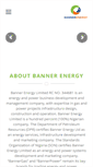 Mobile Screenshot of bannerenergy.net